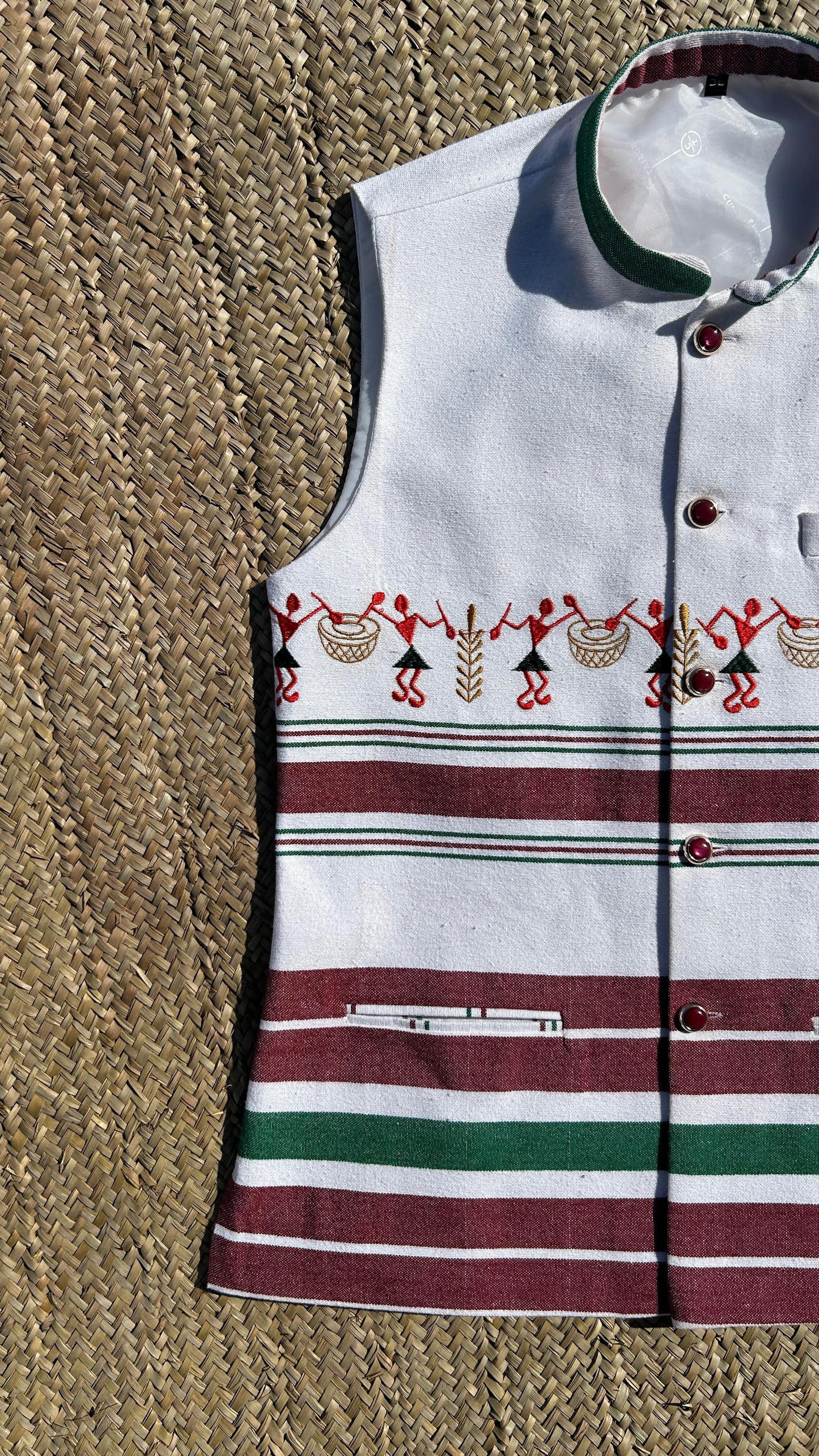 Santhali Embroidered Bandi