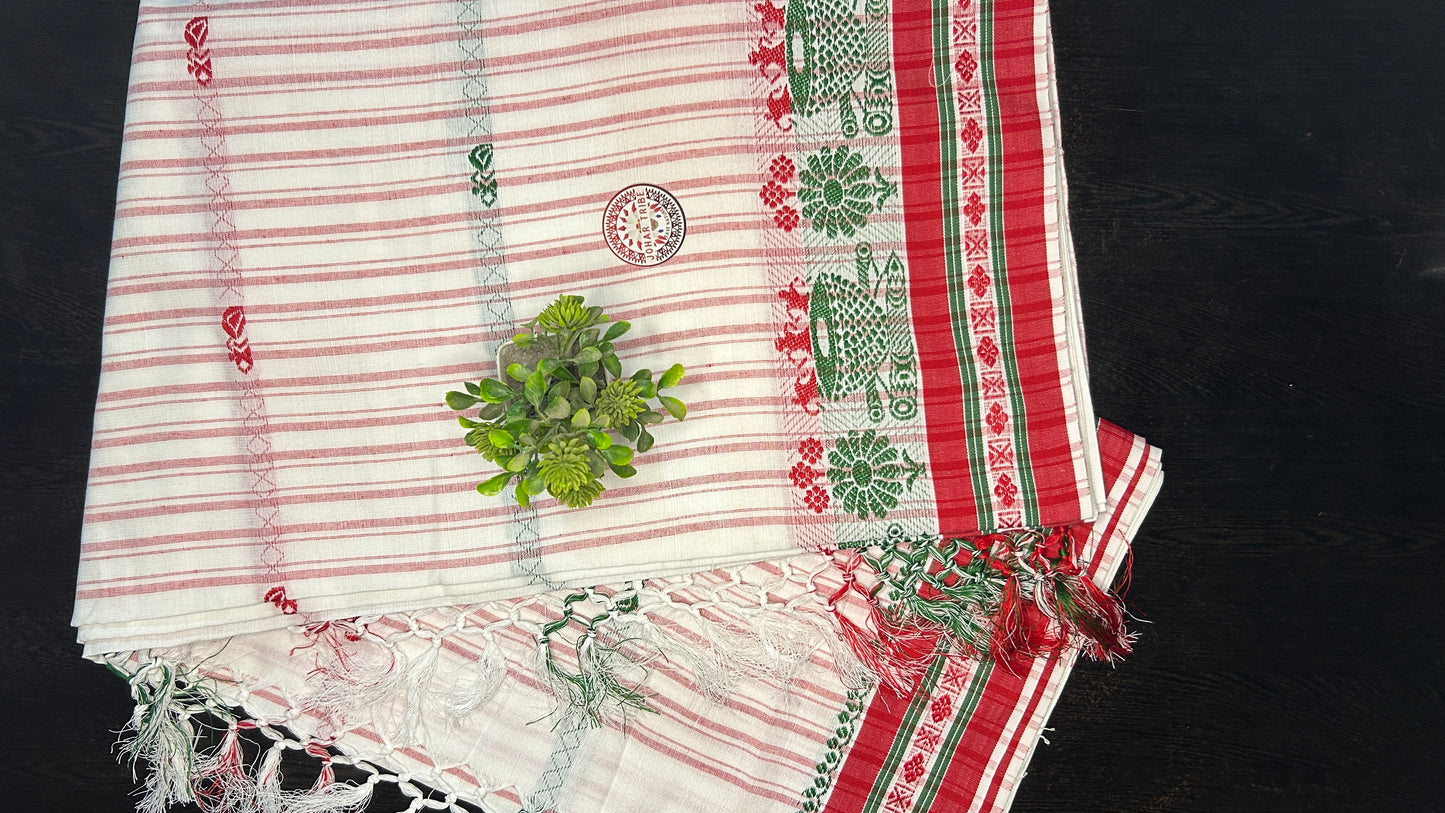 Nagada border saree