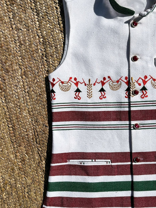 Santhali Embroidered Bandi