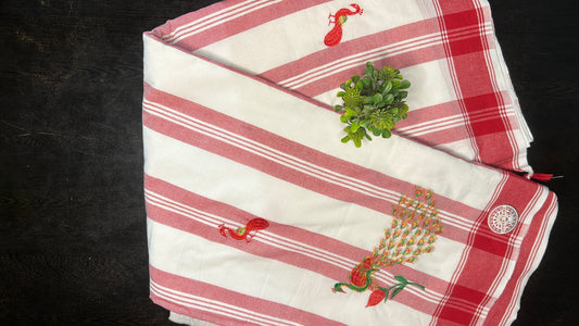 Adiwasi peacock saree