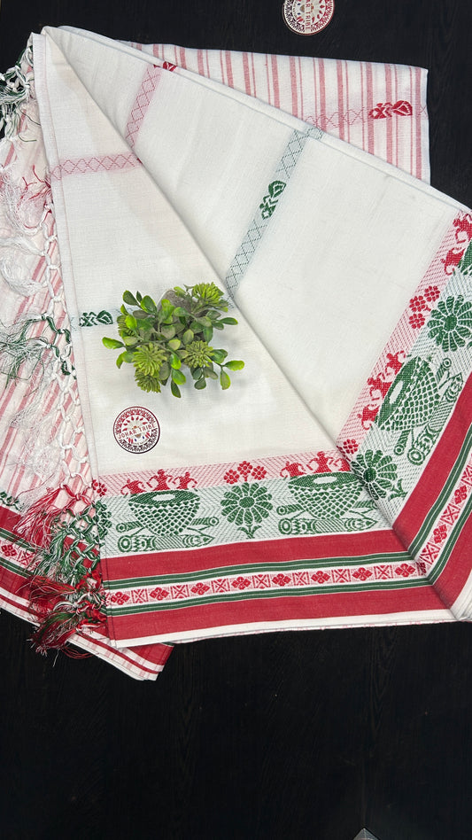 Nagada border saree