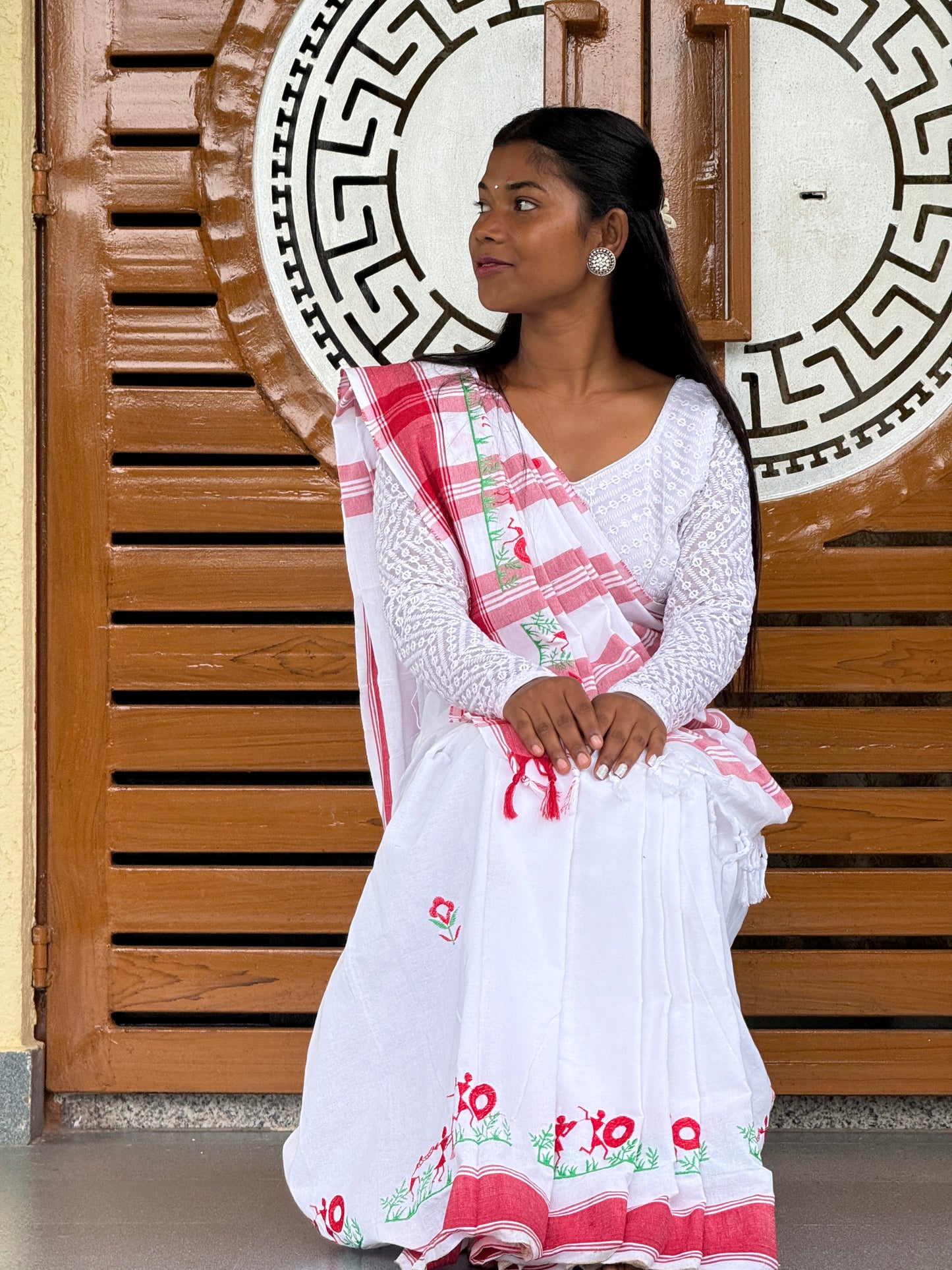 Dolly Embroidered Saree