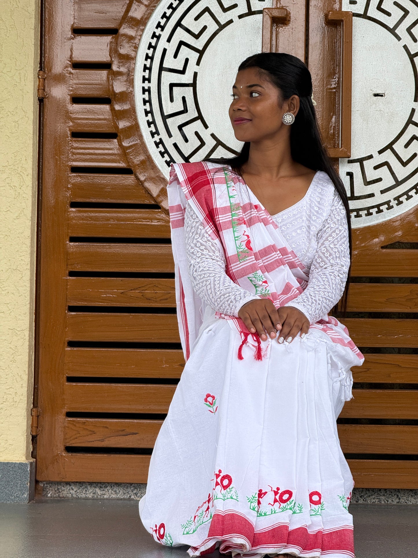 Dolly Embroidered Saree