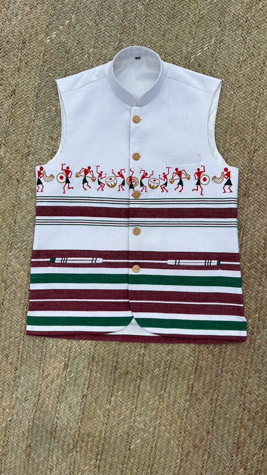 Santhali Embroidered Bandi 2